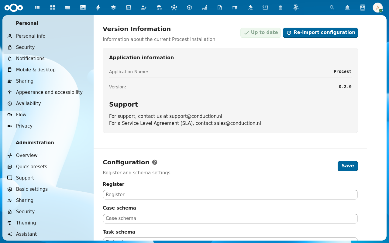 Register and schema mapping